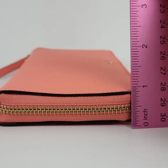 Kate Spade Mikas Pond Stacy in Guava Long Wallet - Picture 5 of 9